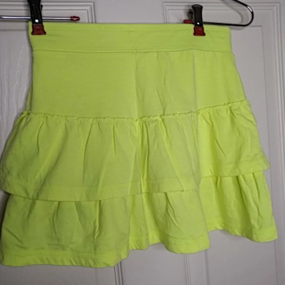 Girl's Old Navy Bright Yellow Tiered Ruffled Skirt Sz. 10/12 or Large